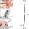 Professional Stainless Steel Dual Head Cuticle Pusher UV Gel Polish Soak Off Remover Tool Nail Art Cuticle Trimmer view 3