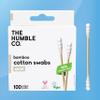 The Humble Co Bamboo Cotton Swabs with Spiral Design, 600 Count - Cotton Buds for Ears, Makeup, Baby Care & Cleaning - Personal Hygiene Essentials & Toiletries - Daily Products for Travel & Home view 2
