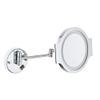 FOGUO Wall Mounted Makeup Mirror with Lights and 3X Magnification, Premium 8'' one-Sided Bathroom Vanity Mirror, 360 Degree Swivel, Rechargeable,Cordless and Plug Operated view 1