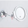 FOGUO Wall Mounted Makeup Mirror with Lights and 3X Magnification, Premium 8'' one-Sided Bathroom Vanity Mirror, 360 Degree Swivel, Rechargeable,Cordless and Plug Operated view 3
