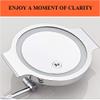 FOGUO Wall Mounted Makeup Mirror with Lights and 3X Magnification, Premium 8'' one-Sided Bathroom Vanity Mirror, 360 Degree Swivel, Rechargeable,Cordless and Plug Operated view 4