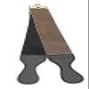 G.B.S Mahogany Wood, Shave Ready Straight Razor, Leather Strop Made with Cow Hide Leather Steel Clamp, Wooden Handle view 3