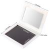 Allwon Magnetic Palette Mermaid Empty Makeup Palette with Mirror and 30Pcs Adhesive Empty Palette Metal Stickers for Eyeshadow Lipstick Blush Powder (Silver) view 3