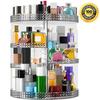 Famitree Rotating Makeup Organizer Countertop, Acrylic Makeup Storage Organizer Round, Large Cosmetic Organizer 7 Layers Large Capacity, Fits Makeup Brushes, Lipsticks, Bathroom, Vanity, Gray view 2