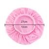 2 Pcs Kids Satin Sleeping Caps Head Cover Bonnet with Elastic Band Hair Care Cap Night Hat for Baby Toddler Teens (Purple and Pink) view 2
