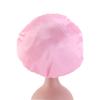 2 Pcs Kids Satin Sleeping Caps Head Cover Bonnet with Elastic Band Hair Care Cap Night Hat for Baby Toddler Teens (Purple and Pink) view 3