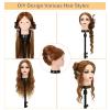 Beauty Star Mannequin Head with 80% Real Human Hair, Manikin Doll Head for Hair Styling, Cosmetology Makeup Hairdressing Training Practice Head with Clamp Stand and DIY Hair Styling Braiding Set view 3