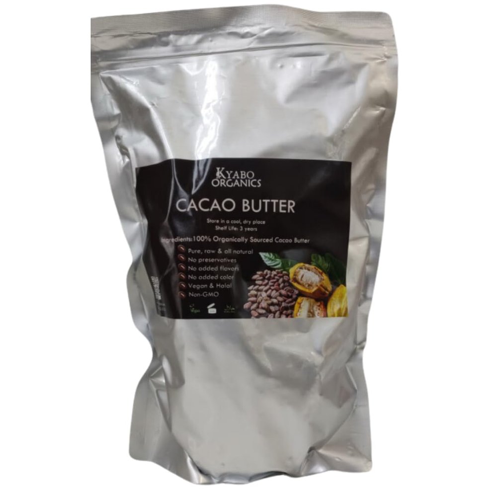 Organic Cocoa Butter, Natural & Unrefined, Utilized for Stretch Marks, Lip Balms, Body Butter, Non-Deodorized- 100% Pure, Fresh, and Organic (8 Oz)
