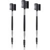 3 Pcs Eyebrow Brush Eyelash comb separator 3 Head Eyelash Shaper and Eyebrow Brush Dual Comb Double Head Makeup Grooming Tool for Women Cosmetic Separating Shaping Brow(Black) view 1