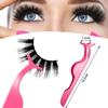 24 Pieces False Eyelashes Applicator Tool Stainless Steel Eyelash Extension Tweezers Remover Clip Tweezers Nipper Eyelash Auxiliary Clip for Women Makeup Application and Removal view 2