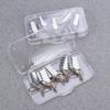 15pcs Nail Tool Nail Extention Tools Nail Sculpting Stickers Nail Tips Extension Tool Nail Guide Sticker Forms Gel Nail Guide Silver Accessories Nail Art Tool Synergist Pearlescent view 3