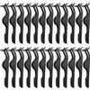 24 Pieces False Eyelashes Applicator Tool Stainless Steel Eyelash Extension Tweezers Remover Clip Tweezers Nipper Eyelash Auxiliary Clip for Women Makeup Application and Removal view 1