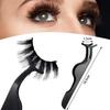 24 Pieces False Eyelashes Applicator Tool Stainless Steel Eyelash Extension Tweezers Remover Clip Tweezers Nipper Eyelash Auxiliary Clip for Women Makeup Application and Removal view 2