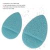 5pcs Makeup Cleansing Puff, Face Washing Sponge Makeup Remover Pads Hydrophilic Soft Exfoliator Puff for Deep Cleansing Skin Care(Green) view 3