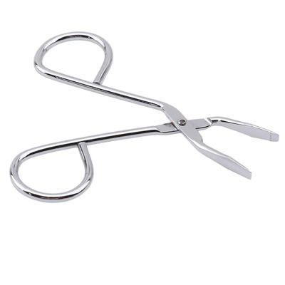 Idiytip Stainless Steel Professional Scissors Handle Eyebrow Tweezers Clamp Clipper Eyebrow Handled Removal Tools