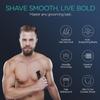 VOYOR Beard Trimmer for Men Electric Razor, Nose Face Body Hair Trimmer with Adjustable Length Combs All in 1 Rechargeable Mens Grooming Kit Cordless Electric Shaver Wet/Dry TX510 (Grey) view 2