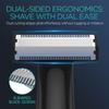 VOYOR Beard Trimmer for Men Electric Razor, Nose Face Body Hair Trimmer with Adjustable Length Combs All in 1 Rechargeable Mens Grooming Kit Cordless Electric Shaver Wet/Dry TX510 (Grey) view 4