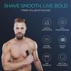 VOYOR Beard Trimmer for Men Electric Razor, Nose Face Body Hair Trimmer with Adjustable Length Combs All in 1 Rechargeable Mens Grooming Kit Cordless Electric Shaver Wet/Dry TX510 (Blue) view 2