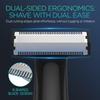VOYOR Beard Trimmer for Men Electric Razor, Nose Face Body Hair Trimmer with Adjustable Length Combs All in 1 Rechargeable Mens Grooming Kit Cordless Electric Shaver Wet/Dry TX510 (Blue) view 4