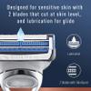 King C. Gillette Neck Razor, Handle plus 2 Blade Refills view 3