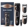 King C. Gillette Cordless Beard Trimmer for Men, Kit includes 1 Trimmer, 3 Interchangeable Combs, 1 Cleaning Brush, 1 Charger, 1 Travel Bag, BLUE view 1
