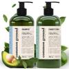 Common Ground Volumizing Natural Shampoo and Conditioner Set, Paraben and Cruelty Free, Vegan, Plant-Based Ingredients, Botanical Magnolia Scent and Avocado Oil Extract, for Men, Women view 1