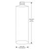 Empty Shampoo Bottles Plastic with Black Pump 16 oz for Lotion Gel Body Wash Conditioner Dispenser Pumps Bottle Pack of 3 view 2