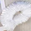 300 Pcs Disposable Bath Shower Caps Larger and Thicker Waterproof Plastic Bath Caps Elastic Hair Processing Caps for Travel Spa Hotel and Hair Salon White view 4