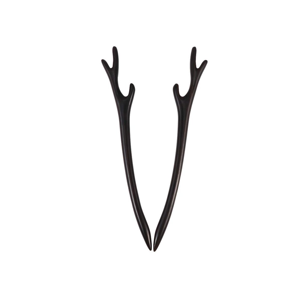 2Pcs bulk hair clips decorative hair pin ancient hairpin vintage hair accessory retro hair clips Retro Hair Sticks hair fork wood decor Hair Clasp wedding Wooden Hair piece bride