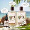 Bath & Shower Spa Basket Gift Set, Coconut Scent, with Shower Gel, Bubble Bath,Body Lotion, Bath Bomb,Bath Salt, Bath and Body Gift Box for Women view 3