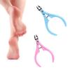AnHua 2Pcs (Pink & Blue) Cuticle Scissors Nail Clipper Cuticle Manicure Care Cutter Nippers Clipper Tool view 1