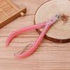 AnHua Nail Cuticle Pusher Tweezer Cutter Nipper Clipper Dead Skin Remover Manicure Art Grooming Tool Beauty Nail Pliers (Purple) view 4
