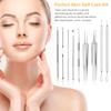 9 PCS Blackhead Remover Tools, Pimple Popper Tool Kit & Comedone Extractor - Professional Acne, Zit, Blemish & Whitehead Removal for Face & Nose, with Stainless Steel Tweezers & Travel Case, UUBAAR view 2