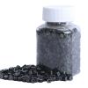 NIACONN 1000pcs 5 mm Tinsel Hair Extensions Beads, Silicone Lined Ring Micro Link I-tip Beads for Hair Extension - Black view 1