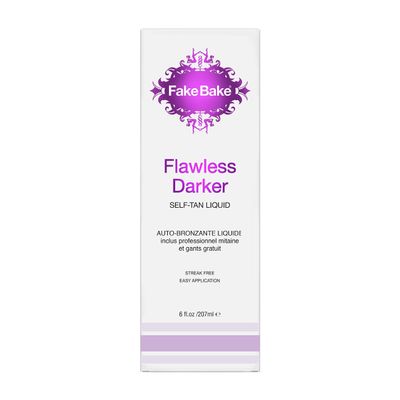Fake Bake Flawless Darker Self-Tan Liquid 177ml + Application Mitt