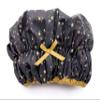 Reusable Shower & Bath Cap & Lined, Oversized Waterproof Shower Caps Large Designed for all Hair Lengths with PEVA Lining & Elastic Band Stretch Hem Hair Hat - Fashionista Starry Nights view 4