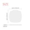 Sea s Art Pattern Square Mirror Portable Compact Pocket Makeup Double Sided Glass view 3