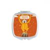 Clown Head Happy Carnival Of Venice Square Mirror Portable Compact Pocket Makeup Double Sided Glass view 1