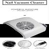 Nail Suction Dust Collector 40W Electric Nails Vacuum Cleaner Fan Manicure Machine Salon Cleaning Extractor Tool with Hands Rest Pillow 3 Dust Collecting Bags view 2