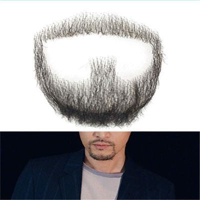 Aimeely Mens Simulation Fake beard Human Hair Mustache Makeup Cosplay Props (5#)