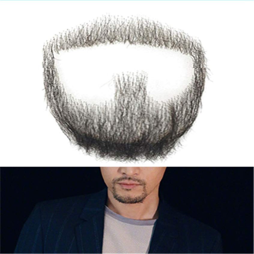 Aimeely Mens Simulation Fake beard Human Hair Mustache Makeup Cosplay Props (5#)