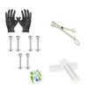 Luxe Modz 16G Labret Stud Lip Piercing Kit for Lip Belly Button Nose Septum Tongue Cartilage Piercing Needles 14G Clamps Piercing Tools Kits view 1