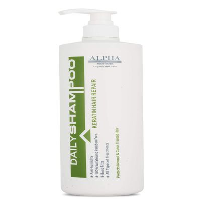 ALPHA NEW YORK Daily Shampoo keratin hair repair 1000ml anti humidity 100% sulfate Free