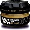 2 Boxes of nishman Gold One 07 Men's Hair Gel Wax Extra Strong Hold view 2