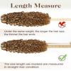 Hetto Burmese Curly Clip in Human Hair Extensions Natural Wavy 22 Inch #P4/27 Brown Highlight Honey Blonde Clip-in Hair Extensions Human Hair 7Pcs 120g view 2