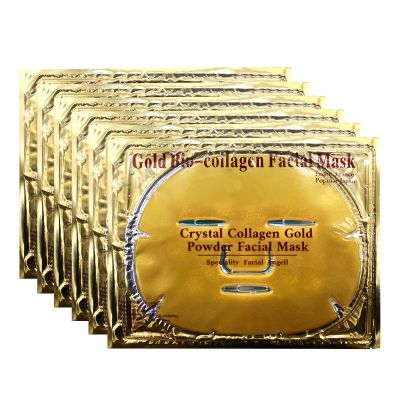 Adofect 15 Pack 24K Gold Crystal Collagen Facial Masks, Face Masks Skincare for Women | Anti-Aging | Reduces Puffiness | Moisturizes | Hydrates | Collagen Mask Set | Suitable for All Skin Types