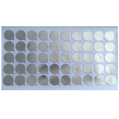 6 Sheets (300 Pcs) 19MM Aluminum Foil Sealing Stickers Round Cosmetic Bottle Label Stopper Paster for Toothpaste Soft Tube Essentiol Oil Bottle Makeup Storage Container