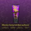Millennium Tanning Solid Black Leg Bronzer  Ultra Dark Tanning Lotion with Aloe Vera, Cellulite Fighters & Hair Growth Inhibitors (6.78 oz) view 2