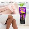 Millennium Tanning Solid Black Leg Bronzer  Ultra Dark Tanning Lotion with Aloe Vera, Cellulite Fighters & Hair Growth Inhibitors (6.78 oz) view 4