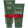 SheaMoisture Beard Care Set  Beard Wash & Full Beard Detangler with Shea Butter & Maracuja Oil, Gifts for Men (2 Piece Set) view 1
